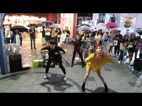 MYM, EDDIE, JESUNG🤩. ITZY 'ICY' COVER. CAPTIVATING BUSKING REGARDLESS OF HEAVY RAIN. DEEPLY MOVED.