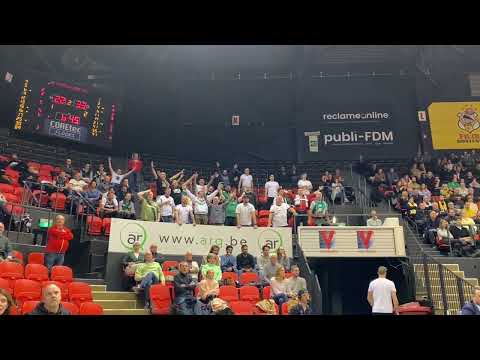 Kibice Legii w Ostendzie na meczu BCL