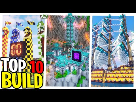 TOP 10 COSTRUZIONI di MINECRAFT