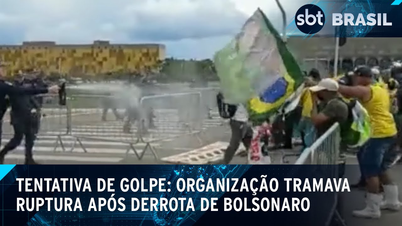 Tentativa de golpe: organização tramava ruptura após derrota de Bolsonaro | SBT Brasil (26/11/24)