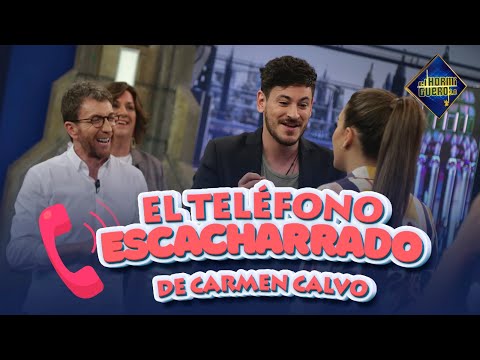 El teléfono escacharrado de Carmen Calvo - Carlos Latre - El Hormiguero