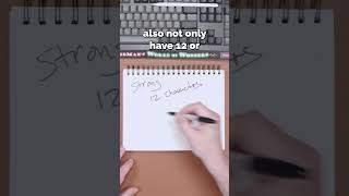 Setting STRONG PASSWORDS!!💪