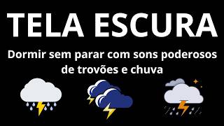 Chuva na Janela para Relaxar e Dormir 🌧 10 HORAS | Tela Preta