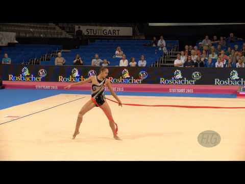Margarita MAMUN (RUS) 2015 Rhythmic Worlds Stuttgart - Qualifications Ribbon