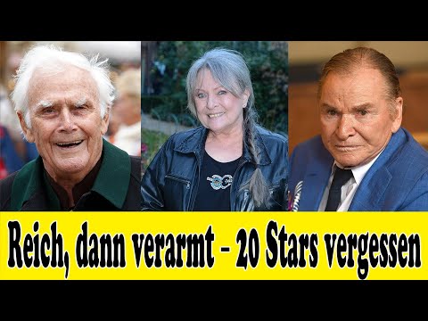 20 wohlhabende deutsche Schauspieler – verarmt gestorben und vergessen.😢