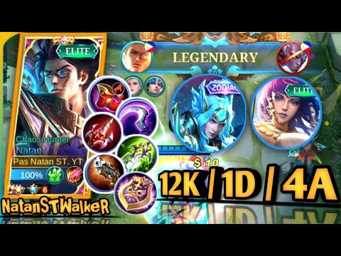 LANCELOT/RAFAELA COMBO 🤔 | TOP GLOBAL NATAN | MLBB