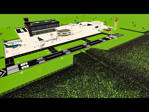 Defending a Top Secret Airport from Billions of Zombies in Swarmz!