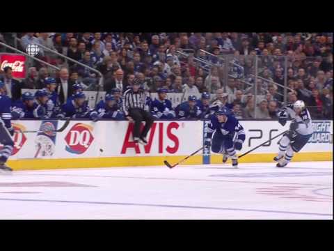 Kadri Goal - Jets 1 vs Leafs 2 - Apr 5th 2014 (HD)