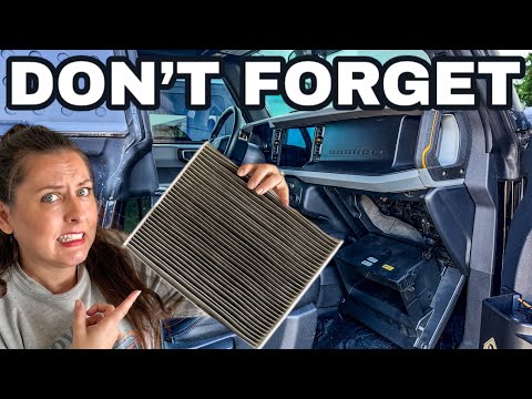 Don't forget this Bronco Maintenance Tip | How to Change your Bronco's Cabin Air Filter