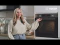 Bosch HQA534BS3B Series 4 Built-In Electric Single Oven, Stainless Steel, A+ Rated