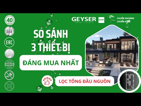 So sánh lọc nước đầu nguồn composite và lọc tổng đầu nguồn nhập khẩu Kinetico