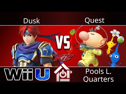 KiT 2018 - Dusk (Roy) vs Quest (Olimar) - Smash 4 Pools L. Quarters
