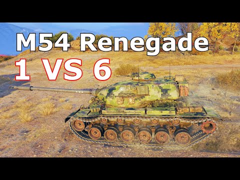 World of Tanks M54 Renegade - 12 Kills 8,2K Damage | 1 VS 6