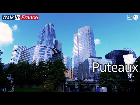 Rue de la République (4K) | Puteaux Walking Tour