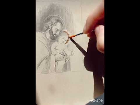 💙¡Pintando a San José con gran talento!💙