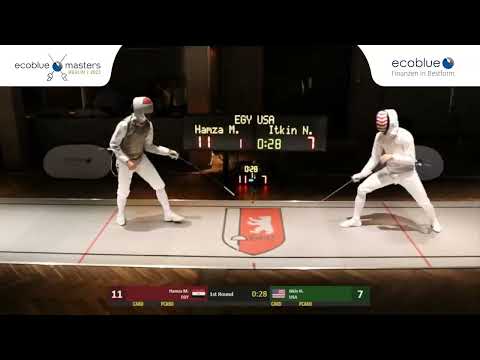 Ecoblue Masters 2023 SMF - L4 - Mohammed Hamza EGY v Nick Itkin USA