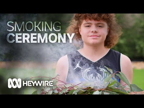 Smoking cememony cleansing of sprit and land Heywire ABC Australia