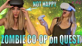 SCARING the WIFE! The BEST Zombie Co-op shooters on Oculus Quest 1 & 2