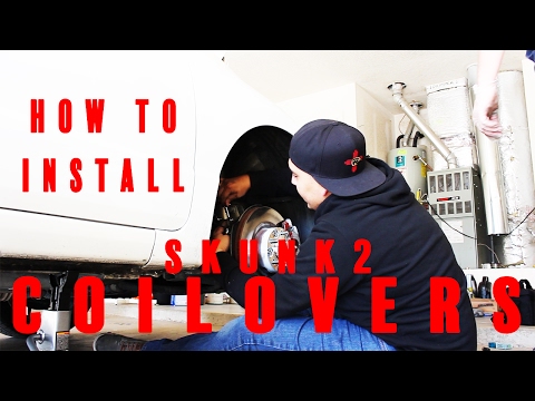 HOW TO INSTALL COILOVERS! 2008 HONDA CIVIC SI COUPE
