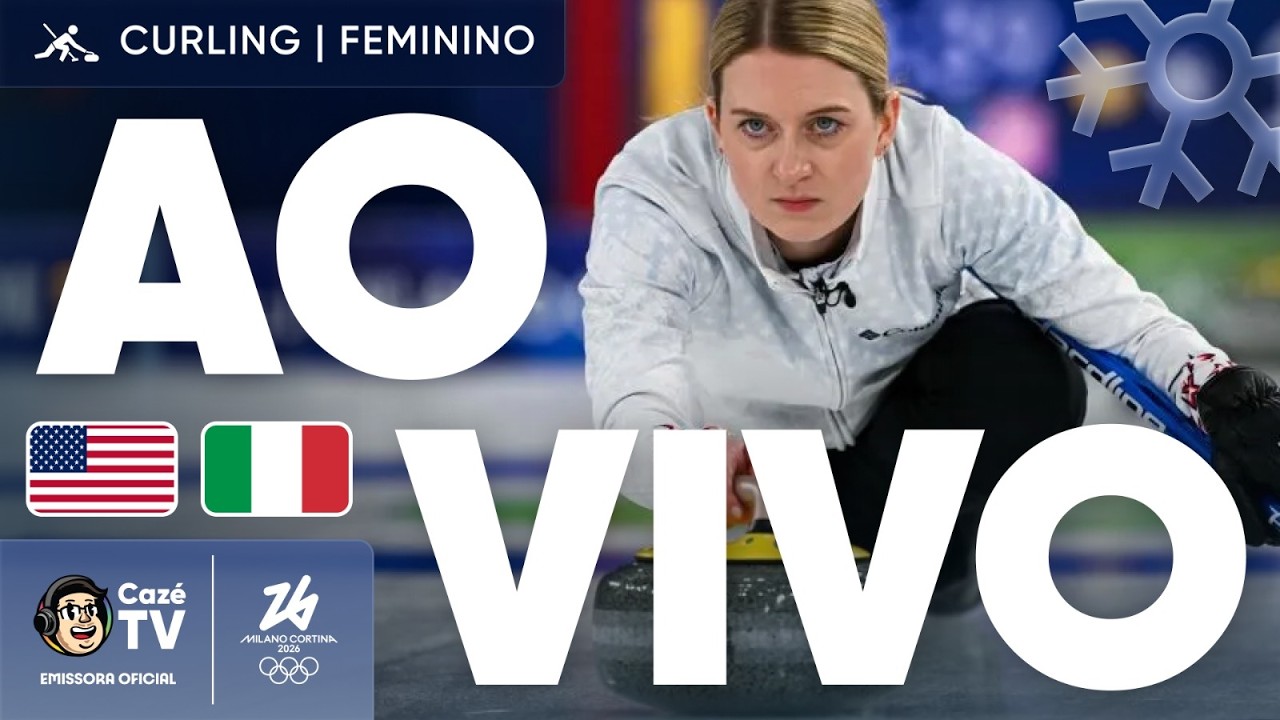 CURLING FEMININO | OLIMPÍADAS DE INVERNO 2026 | ESTADOS UNIDOS X ITÁLIA