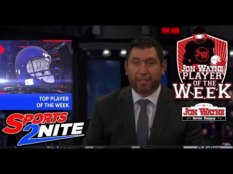 Jon Wayne Player of the Week, O’Connor high school, on the Sports2Nite TV show