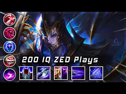 200 IQ ZED MONTAGE - BEST ZED PLAYS