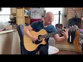 Martin GPC-11E Acoustic Guitar being tested by Guitar House Workshop instructor David Detwiler.