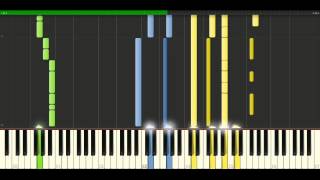 Travis - Re offender [Piano Tutorial] Synthesia | passkeypiano