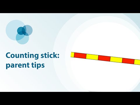 Part of a video titled Counting stick: parent tips - YouTube