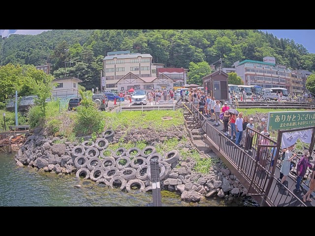 河口湖遊覧船「天晴（あっぱれ）」／Lake Kawaguchiko Sightseeing Boat "Appare" cctv 監視器 即時交通資訊