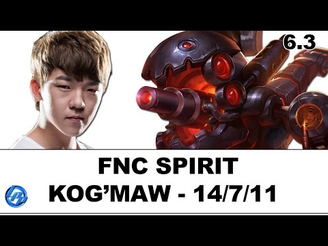FNC Spirit - Kog'maw jungle - EUW ranked