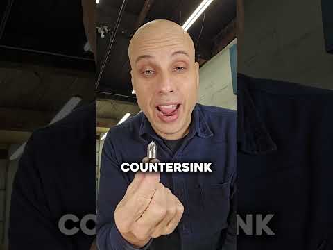 How to Countersink your Holes. #tooltips #woodwork #woodworkingtips #wood #woodworking