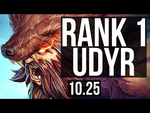 UDYR vs AATROX (TOP) | Rank 1 Udyr, 9/2/2 | KR Grandmaster | v10.25