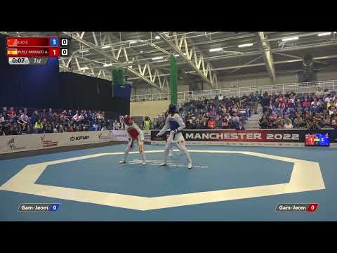 117 R-16 W-57kg 🔵 LUO Zongshi CHN vs 🔴 PEREZ PARRADO Alma maria ESP I Manchester 2022 WT GP