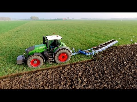 Fendt 1050 vario + 8 furrow Lemken Diamant 11 On-Land Plough | KMWP Ploegen / Pflügen