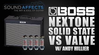 Video thumbnail for Boss Nextone Artist Amplifier: Solid State vs Valve Comparison by Sound Affects