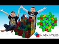 Magna Tiles Building A Castle Unboxing Tutorial Review Magnetic 3D LRH Toyz