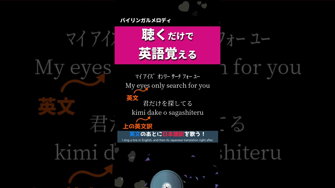 ドキドキの音【シティポップ 令和歌謡曲で英語聞き流し】CITY POP 英語勉強 Learn Japanese with kayokyoku #バイリンガルメロディ