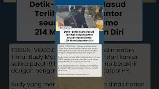 Detik-detik Rudy Masud Terlihat Keluar Kantor seusai Massa Demo 214 Membubarkan Diri