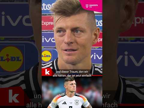 “Traum geplatzt” - Enttäuschter Kroos im Abschiedsinterview #shorts