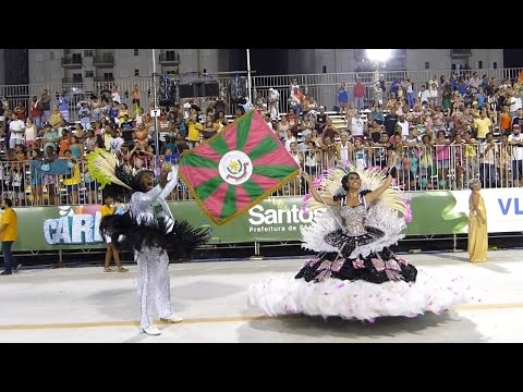 UNIÃO IMPERIAL - SANTOS - 1º CASAL DE MESTRE-SALA  E PORTA-BANDEIRA - CARNAVAL 2016