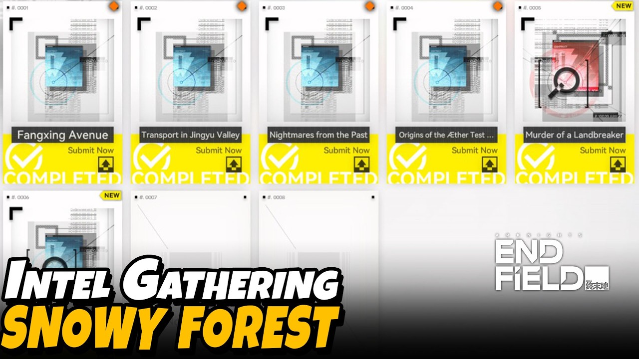 Operational Model of the Snowy Forest Intel Gathering  | Arknights Endfield