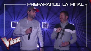 Melendi y Ángel Cortés ensayan el tema &#39;Besos a la lona&#39; | Preparando la Final | La Voz Antena 3