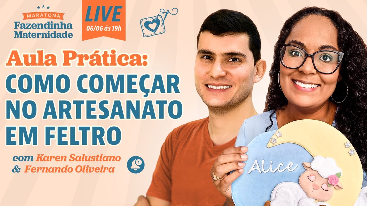 Aula Prática: Como Começar no Artesanato em Feltro do Zero