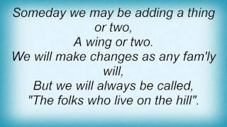 15516 Nina Simone - Folks Who Live On The Hill Lyrics