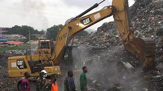 Un corrimiento de tierras en un vertedero de Guinea causa 30 muertos y sepulta decenas de viviendas