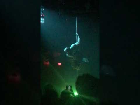 Merman pole routine Queen of Hearts