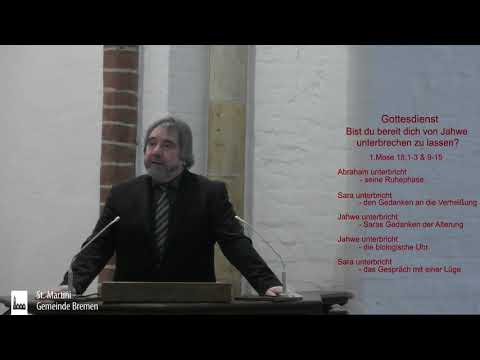 Predigt vom 20.12.2020 - Bist du bereit dich von Jahwe unterbrechen zu lassen?