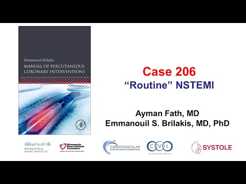 Case 206: Manual of PCI - "Routine" NSTEMI