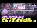Orasi Menggelegar Vicky 'Sang Gladiator' di Kampanye Ganjar, Satu Stadion Bergemuruh